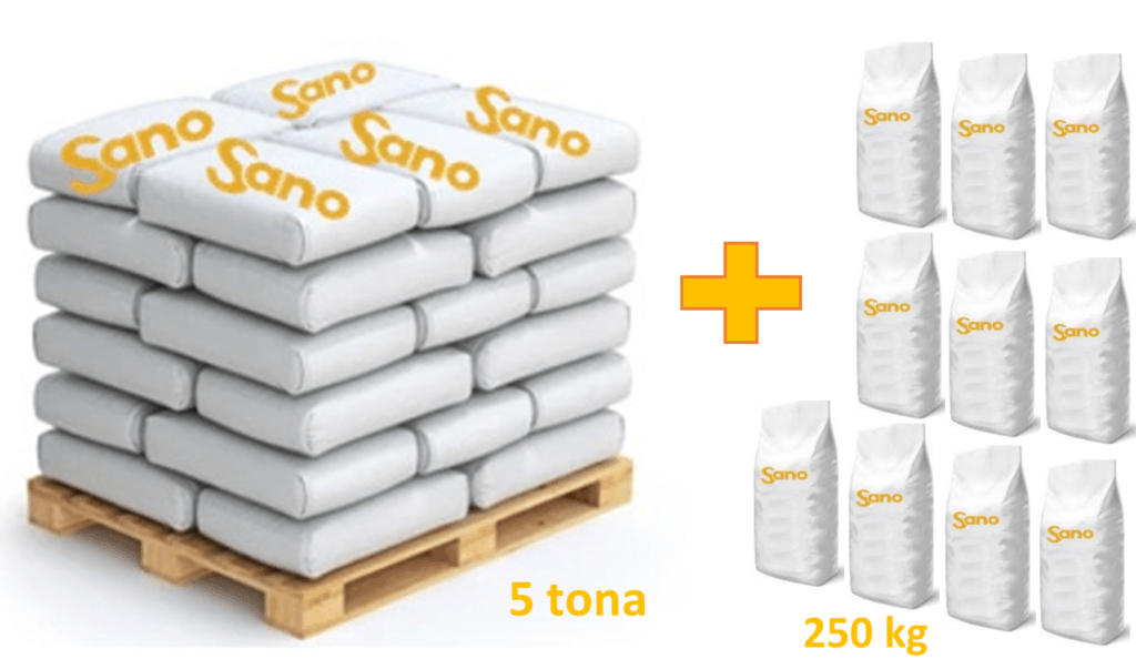 Za velike kupce od min tona 5 sledi jedan težak paket